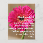 ポストカード - 主に感謝 (正面)