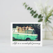 ポストカード – 人生は素晴らしい旅である (スタンド正面)