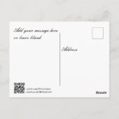 ポストカード – 人生は素晴らしい旅である (裏面)