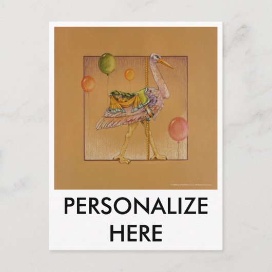 ポストカード – 回転木馬ストーク (正面)