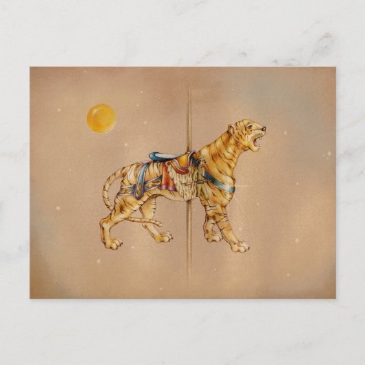 ポストカード – 回転木馬タイガー (正面)