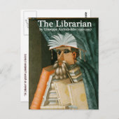 ポストカード: 図書館司書 ポストカード (正面/裏面)