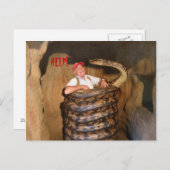 ポストカード 大きなヘビ クイーンズランド州 オーストラリア (正面/裏面)