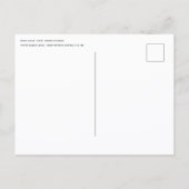 ポストカード - 女性と猫 - フランス人アーティスト (裏面)