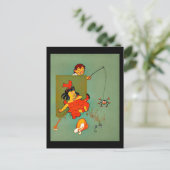 ポストカード-子供たち-ウィリアム・ウォーレン・デンスロー 37 ポストカード (スタンド正面)