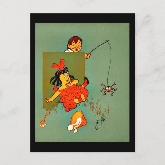 ポストカード-子供たち-ウィリアム・ウォーレン・デンスロー 37 ポストカード (正面)