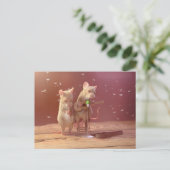 ポストカード:「小さなアーティスト」 ポストカード (スタンド正面)