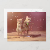 ポストカード:「小さなアーティスト」 ポストカード (正面/裏面)