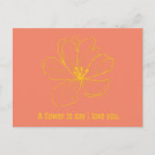 ポストカード - 愛しているよと伝えるための言葉。 (正面)