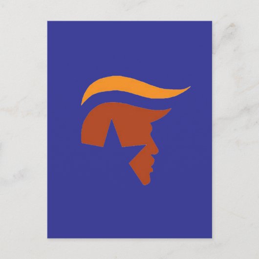 ポストカード – 愛国的なプロフィール (正面)