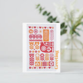 ポストカード - 挨拶 (スタンド正面)