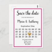 ポストカード – 日付を保存 (正面/裏面)