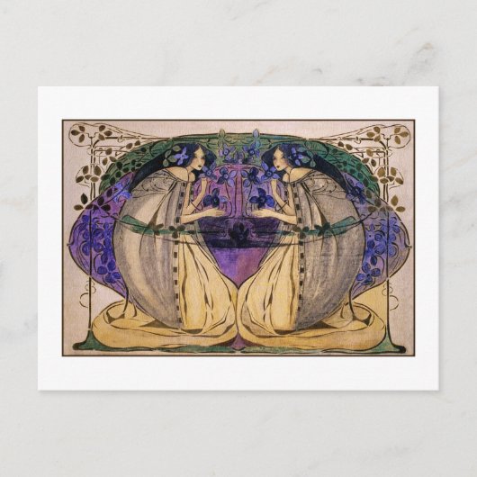 ポストカード：春by Frances Macdonald ポストカード (正面)