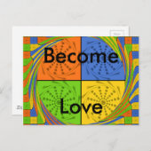 ポストカード 横向き テンプレート (正面/裏面)