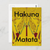 ポストカード 横向き テンプレート (正面/裏面)