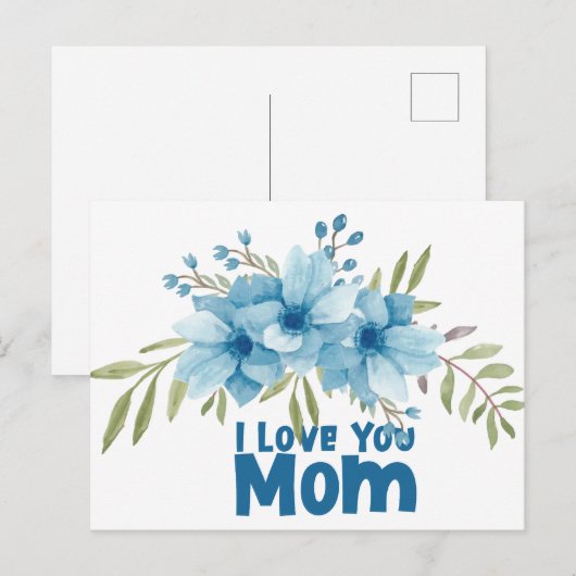 ポストカード 母を愛してる (正面/裏面)