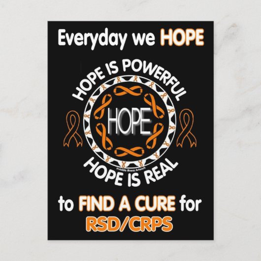ポストカード…毎日お願い…RSD/CRPS ポストカード (正面)