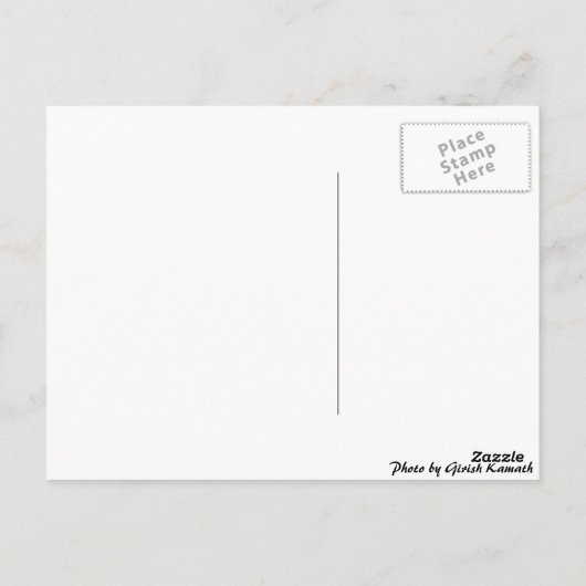 ポストカード - 滝 (裏面)