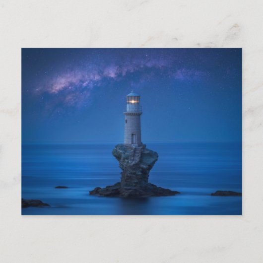 ポストカード 灯台 トゥルリティス - アンドロス島 - ギリシャ (正面)