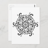 ポストカード – 白黒デザイン (正面/裏面)