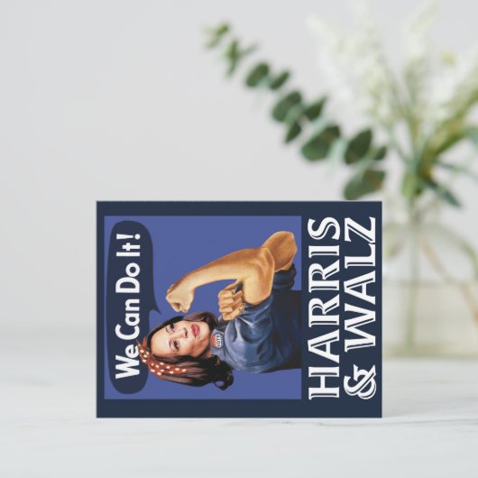 ポストカード – 私たちはそれを行うことができる – Harris & Walz 2024 (スタンド正面)