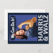 ポストカード – 私たちはそれを行うことができる – Harris & Walz 2024 (正面/裏面)