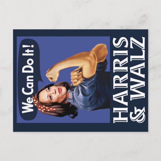 ポストカード – 私たちはそれを行うことができる – Harris & Walz 2024 (正面)