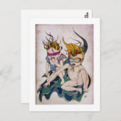 ポストカード - 私たちは世界を救うつもりだった (正面/裏面)