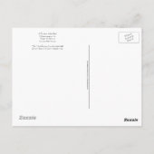 ポストカード:私のハートがあなたを認識 ポストカード (裏面)