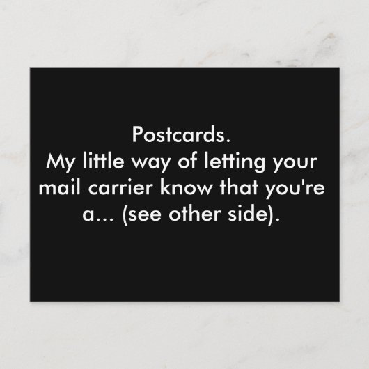 ポストカード.私のメールのやり方… ポストカード (正面)