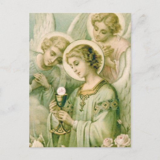 ポストカード: 私の魂はヴェールを裂く ポストカード (正面)