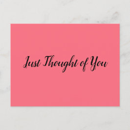 ポストカード – 称賛："尊敬と暖かい承認。