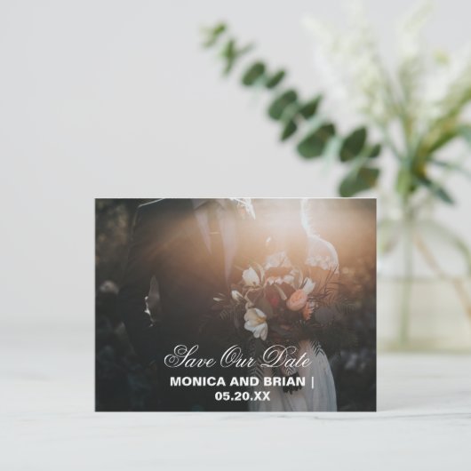 ポストカード、結婚のポストカード、結婚式招待状 ポストカード (スタンド正面)