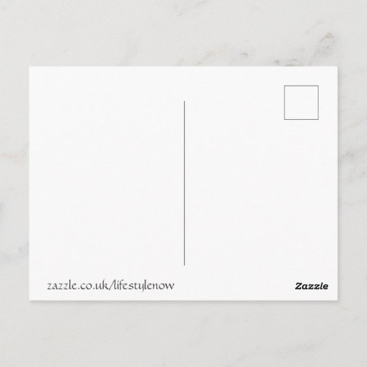 ポストカード - 結婚写真への感謝を込めたオリジナルメッセージ (裏面)