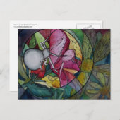 ポストカード:『花の蜘蛛』 ポストカード (正面/裏面)