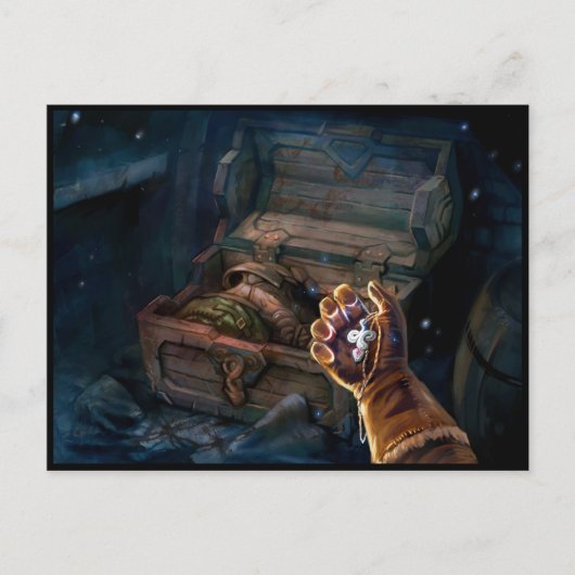 ポストカード – 衝撃的な発見 (正面)