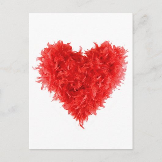 ポストカード|赤いハートボア ポストカード (正面)