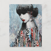 ポストカード - 赤い口紅 (正面)