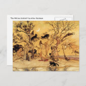 ポストカード:魔女の安息日 – Halloween Art ポストカード (正面/裏面)