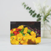 ポストカード - 黄色のパプリカ (スタンド正面)