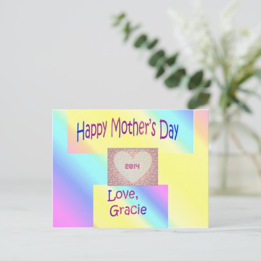 ポストカード 14.05.03.07.01.母の日 (スタンド正面)