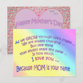 ポストカード 14.05.05.2.母の日 (正面/裏面)