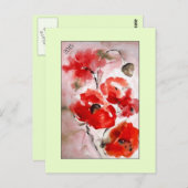 ポストカード 「2015年のポピー」 (正面/裏面)