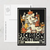 ポストカード： 49th Secession Austelung by Schiele ポストカード (正面/裏面)