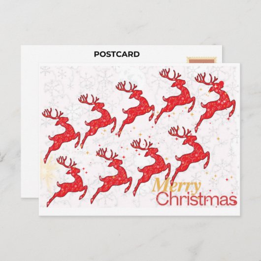 ポストカード – 9トナカイ (正面/裏面)