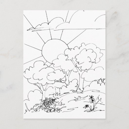 ポストカード -  dawn (正面)