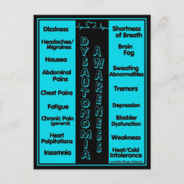 ポストカード…DYSAUTONOMIA – 症状 ポストカード