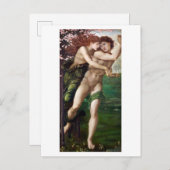 ポストカード： ED.BURNE - JONES : PHYLLIS + DEMOPHION ポストカード (正面/裏面)