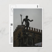 ポストカード – Fontana del Nuttuno，ボローニャ，イタリア (正面/裏面)