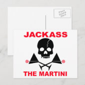 ポストカード – JACKASS, The Martini (正面/裏面)